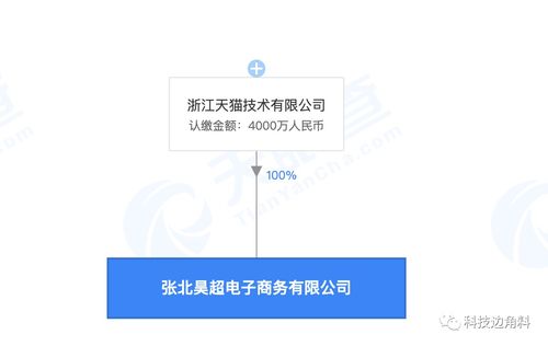 天貓在張北縣設立電商公司，注冊資本4000萬加碼互聯網數據服務